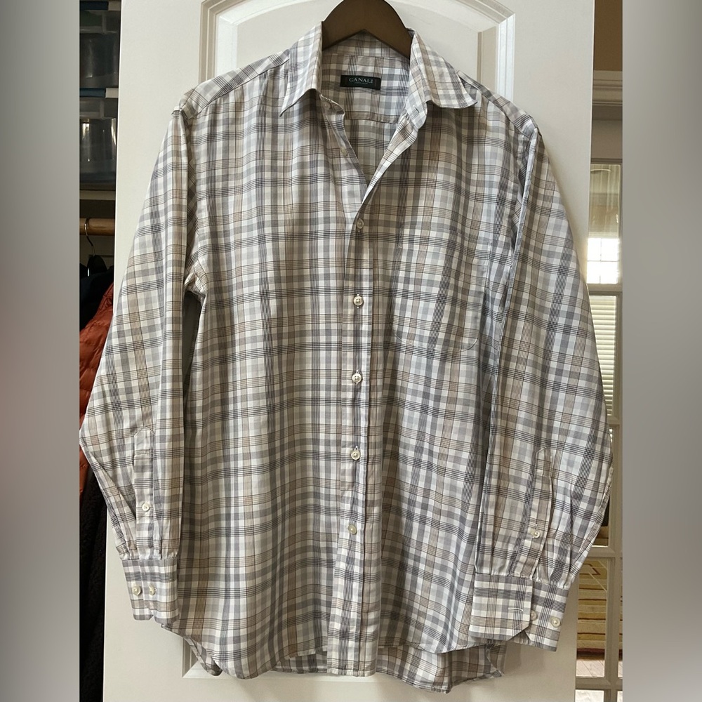 Canali Sportwear Men’s Button Down Shirt